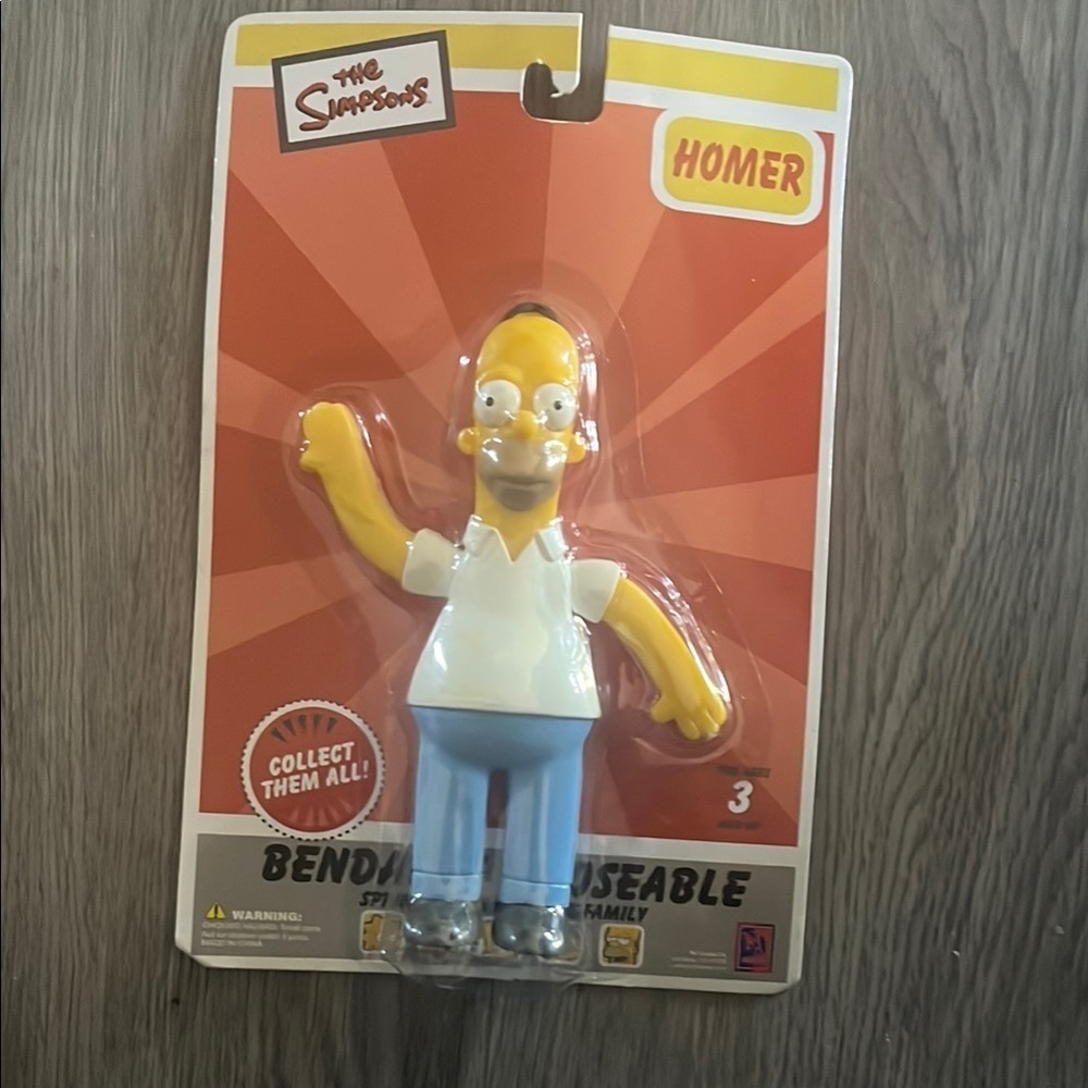 The Simpsons Homer Bendable Figure